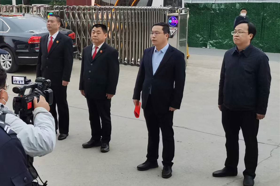 项城市委政法委书记张建威莅临法院指导“春雷行动”专项集中执行活动开展